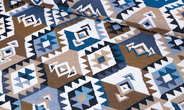Jacquard Kilim - Jeans