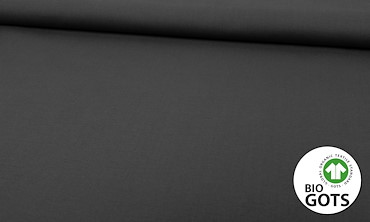 BIO Baumwolle - Dunkelgrau