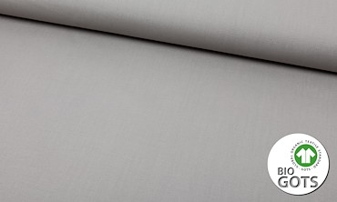 BIO Baumwolle - Hellgrau