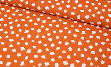 Canvas Panama - Dot Pop Orange