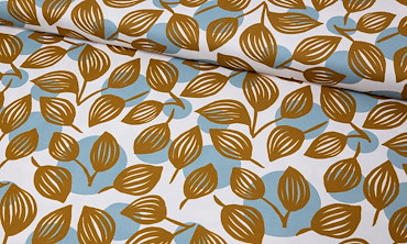 Canvas - Dots & Leaves by Emjo Design