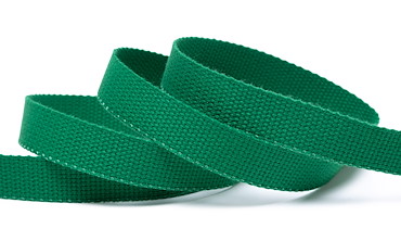 Gurtband 20 mm Baumwolle - Smaragdgrün