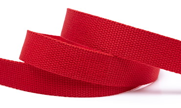 Gurtband 25 mm Baumwolle - Rot