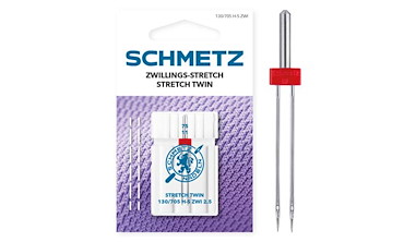 Schmetz Nähmaschinennadel Zwillings-Stretch 4mm / 75