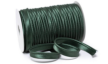Paspel Satin 10 mm - col 462 Tannengrün