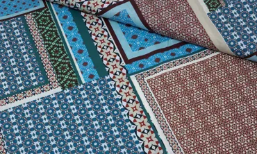 Bio Baumwolle Soft Popeline - Marrakesch Mosaic