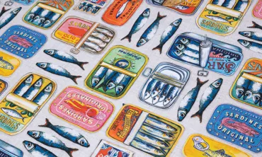 Canvas - Sardines Vintage